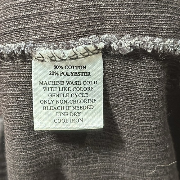 Dark Gray Corduroy Unisex Sweatshirt Size XL - Picture 7 of 7